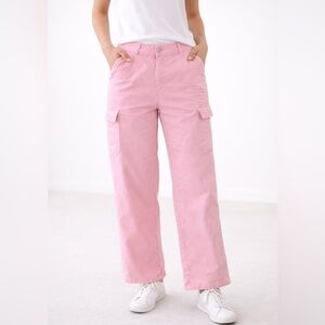 Style & Co. Blush Pink Cargo Pants size 8 Y2K